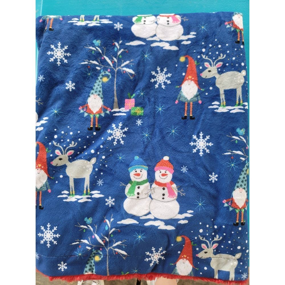 Simply Minky Holiday Throw Blanket (INV-188)